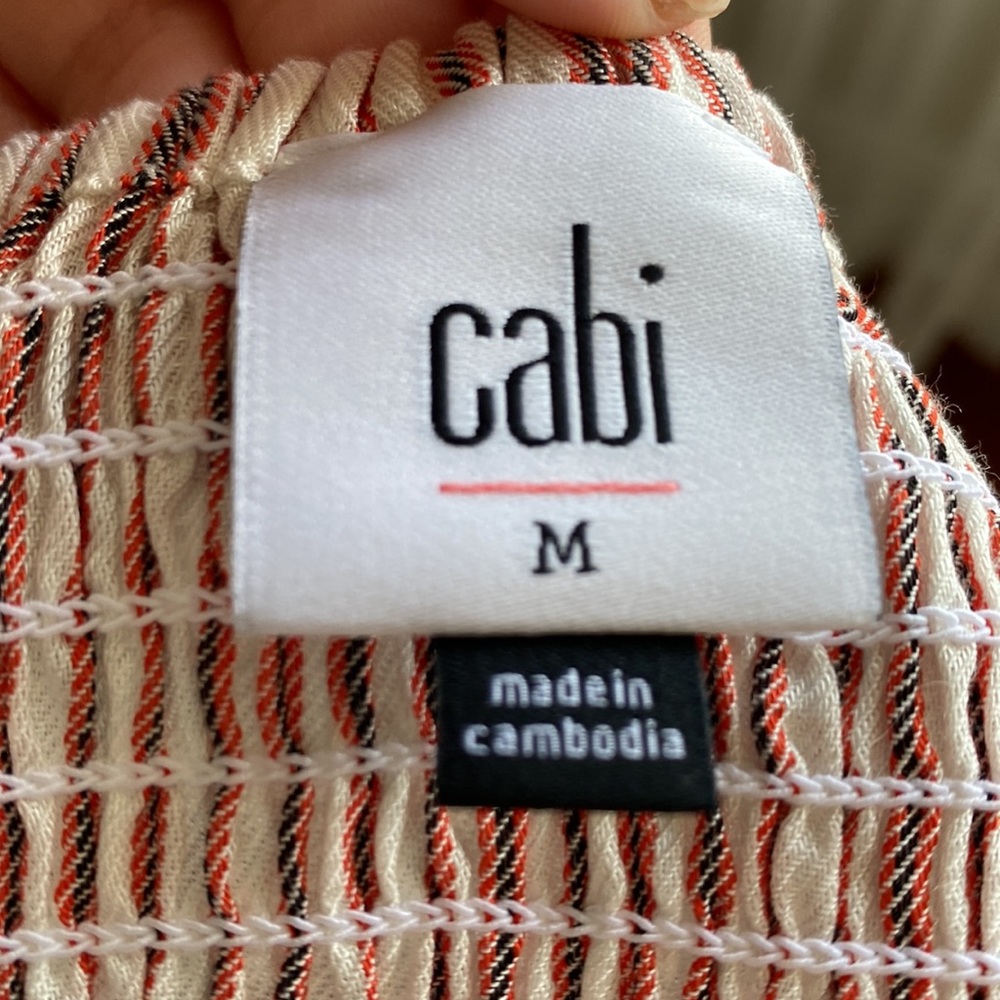 Peasant Style Blouse, Button Down, Smocking,-Neve… - image 3